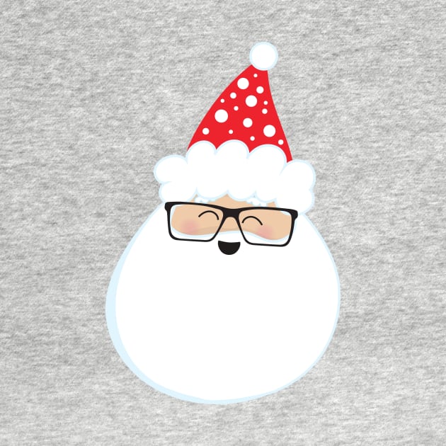 Santa Claus, Hipster Santa, Glasses, Christmas by Jelena Dunčević